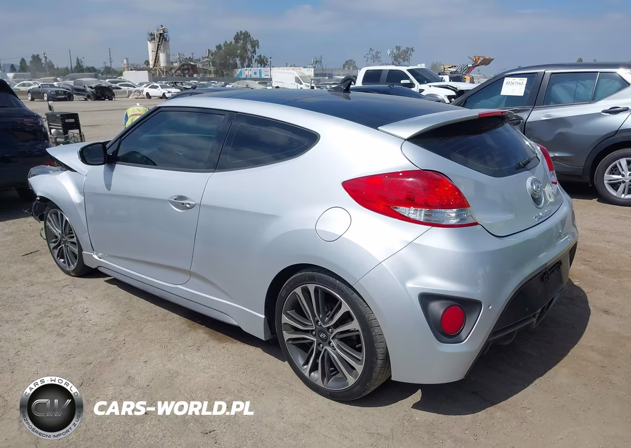 2017 Hyundai Veloster Turbo VIN:KMHTC6AE8HU309930 - 3
