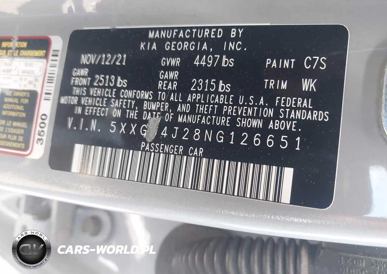 2022 Kia K5 Gt-Line VIN:5XXG64J28NG126651 - 9