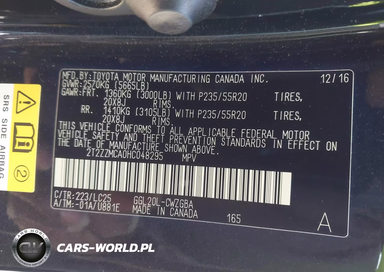 2017 Lexus Rx 350 F Sport VIN:2T2ZZMCA0HC048295 - 9