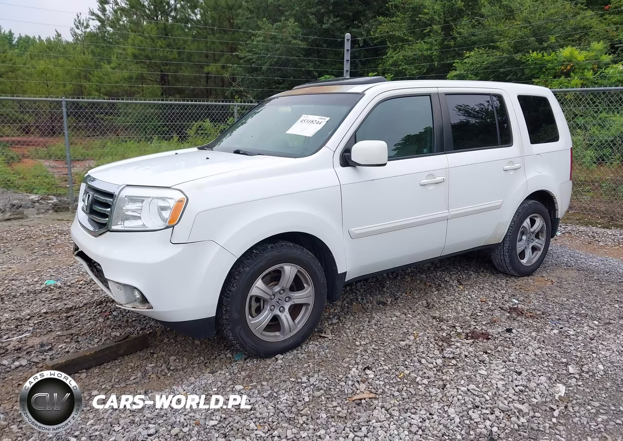 2012 Honda Pilot Ex-L VIN:5FNYF3H51CB042752 - 2