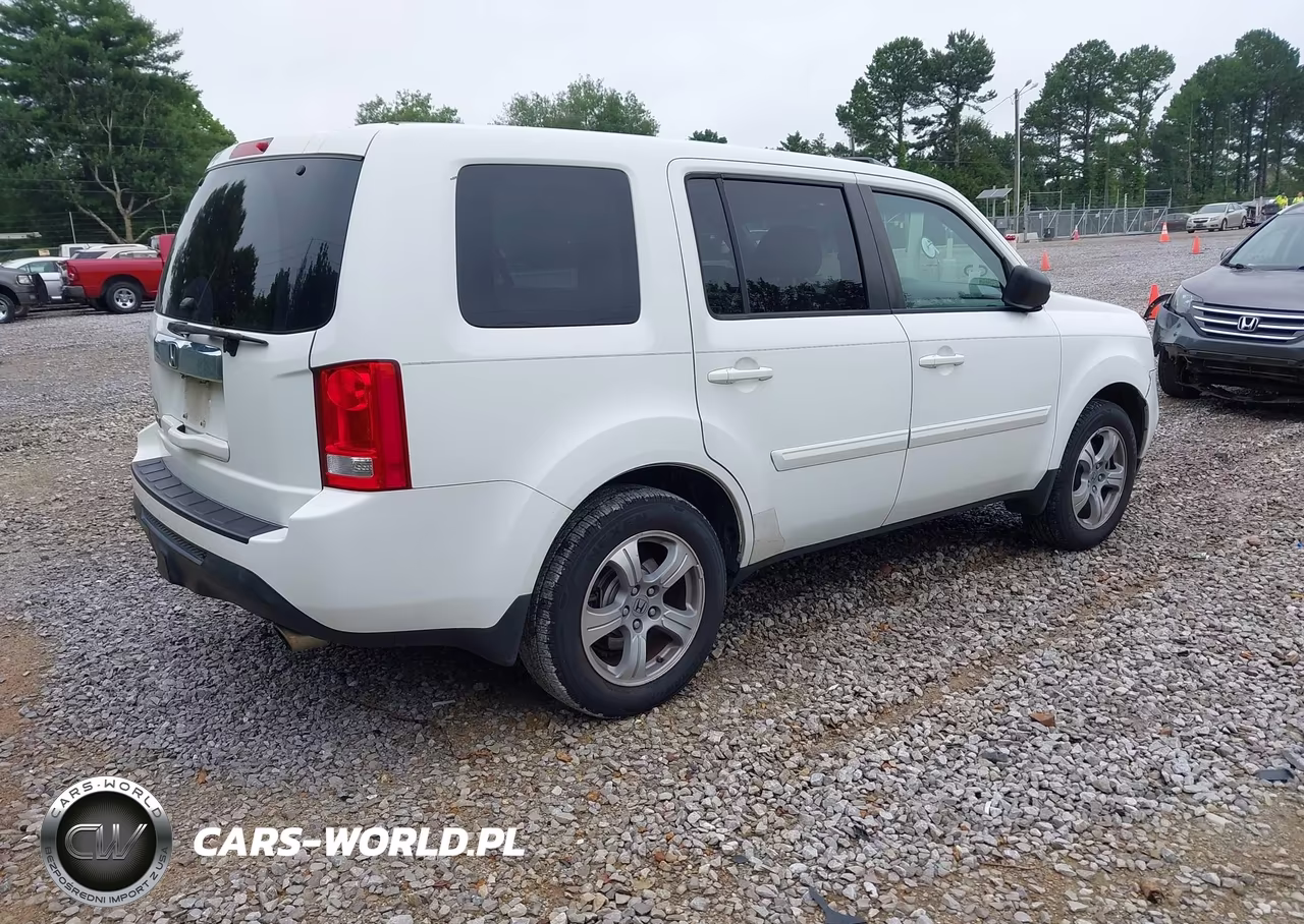 2012 Honda Pilot Ex-L VIN:5FNYF3H51CB042752 - 4