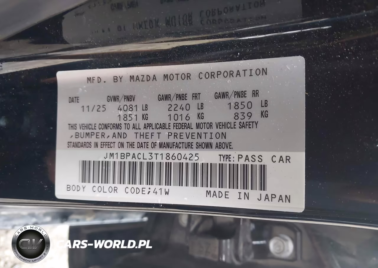 2026 Mazda Mazda3 2.5 S Preferred VIN:JM1BPACL3T1860425 - 9