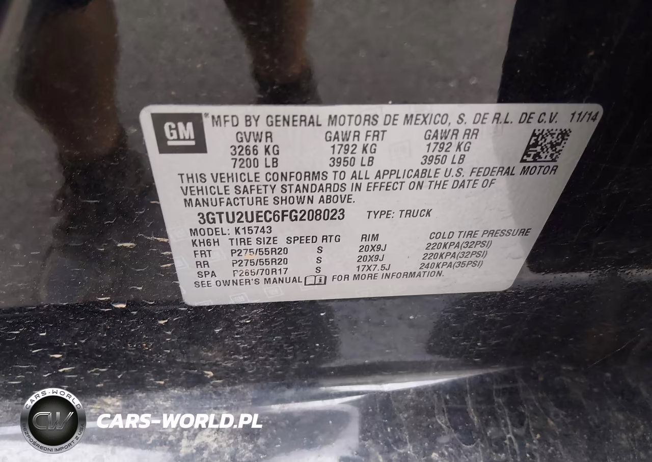 2015 GMC Sierra 1500 Sle VIN:3GTU2UEC6FG208023 - 9