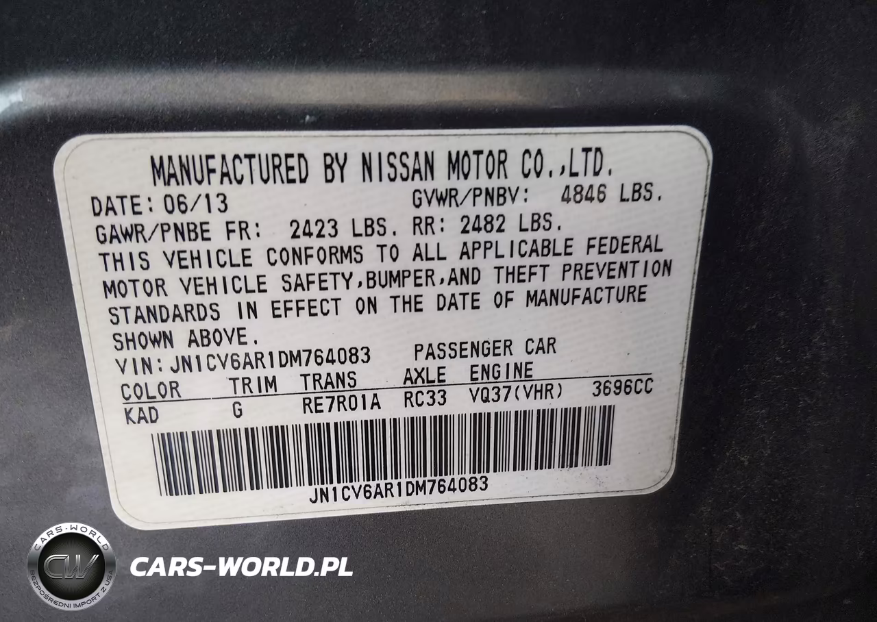 2013 Infiniti G37X VIN:JN1CV6AR1DM764083 - 9