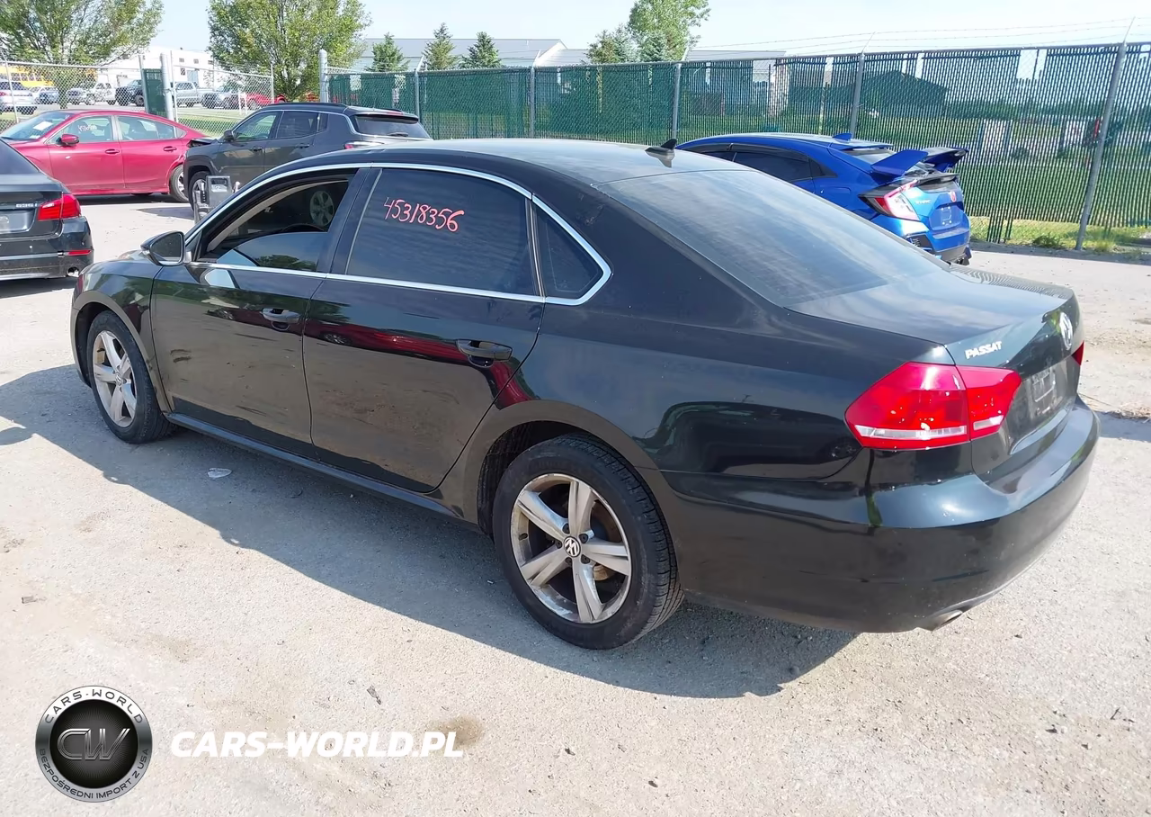 2012 Volkswagen Passat 2.5L Se VIN:1VWBP7A38CC081688 - 3