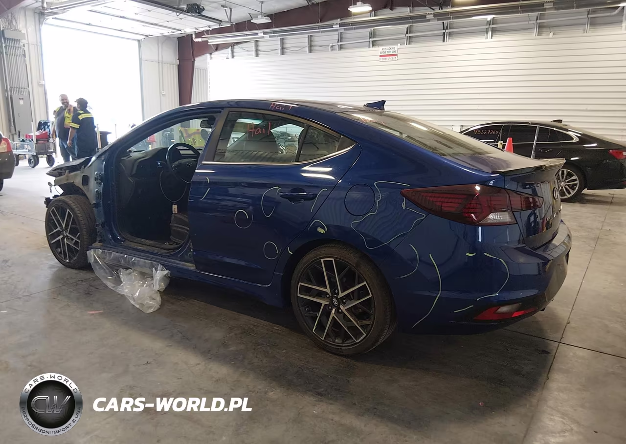 2020 Hyundai Elantra Sport VIN:KMHD04LB9LU100225 - 3