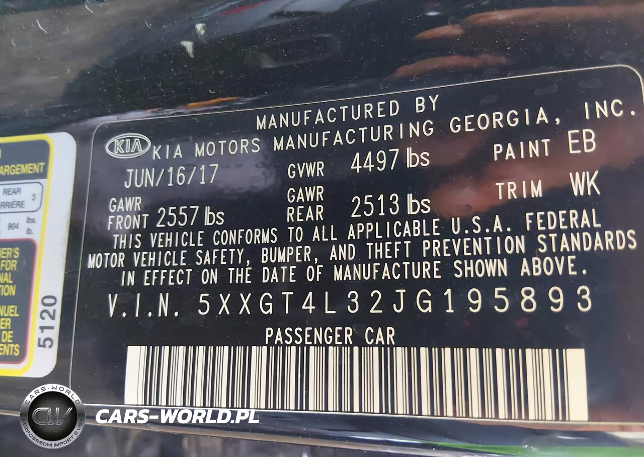 2018 Kia Optima Lx VIN:5XXGT4L32JG195893 - 9