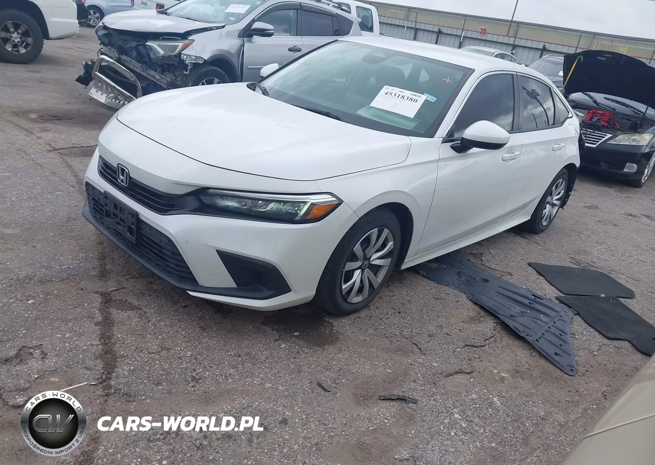 2022 Honda Civic Lx VIN:2HGFE2F27NH596082 - 2
