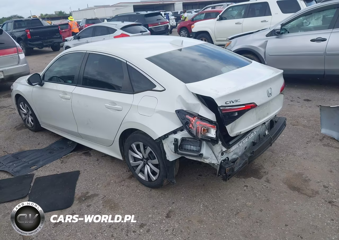 2022 Honda Civic Lx VIN:2HGFE2F27NH596082 - 3