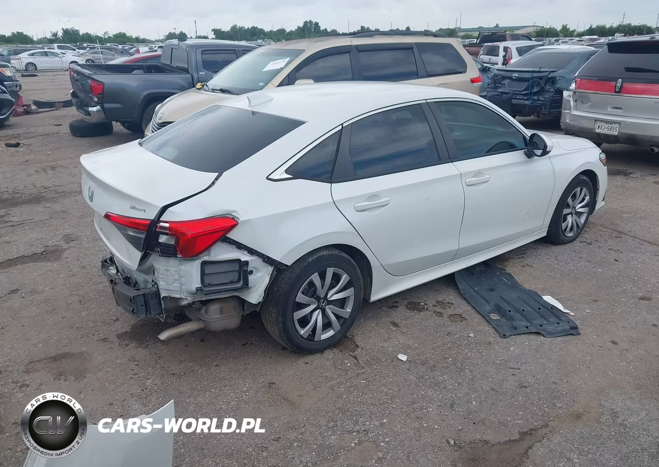2022 Honda Civic Lx VIN:2HGFE2F27NH596082 - 4