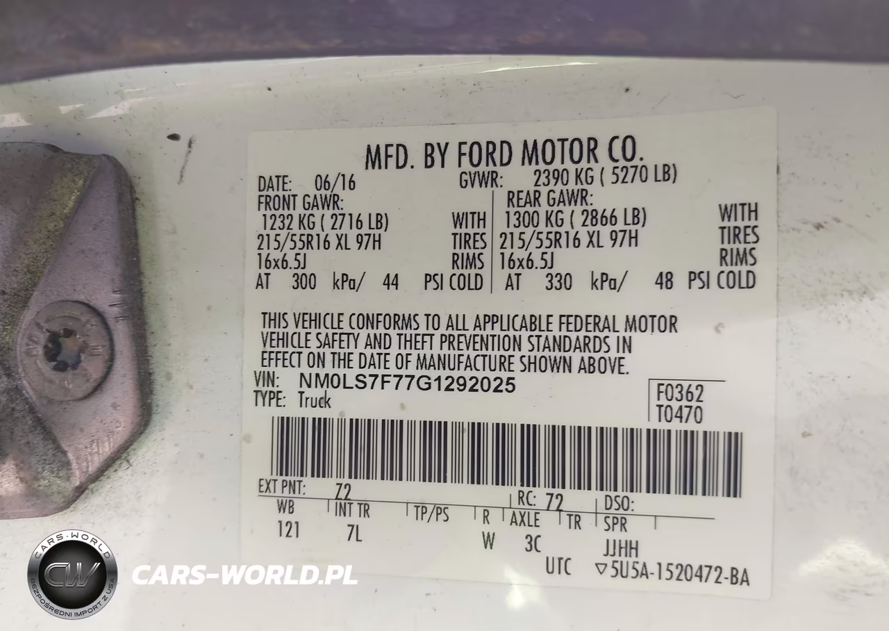 2016 Ford Transit Connect Xlt VIN:NM0LS7F77G1292025 - 9