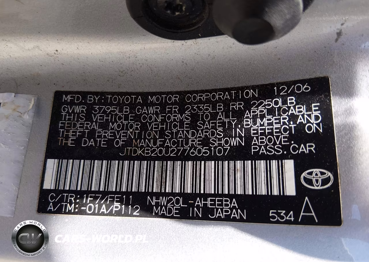 2007 Toyota Prius VIN:JTDKB20U277605107 - 9