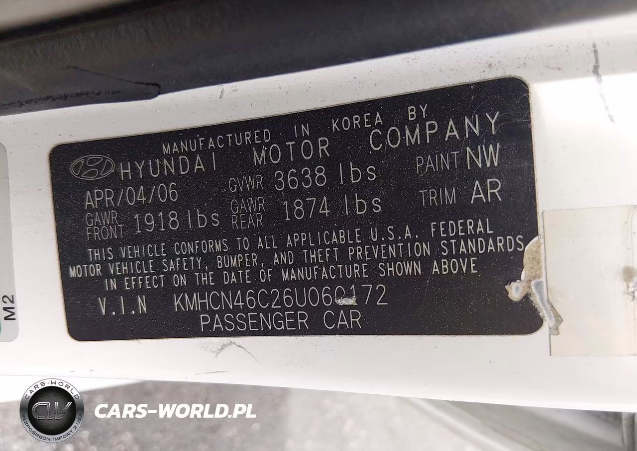 2006 Hyundai Accent Gls VIN:KMHCN46C26U060172 - 9