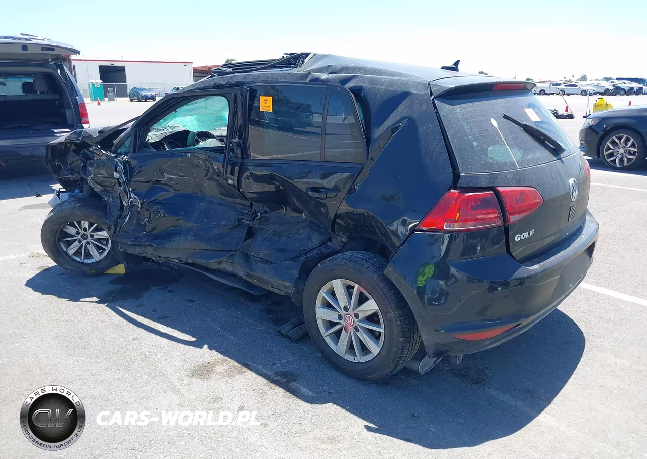 2016 Volkswagen Golf Tsi S 4-Door VIN:3VW217AU2GM016706 - 3