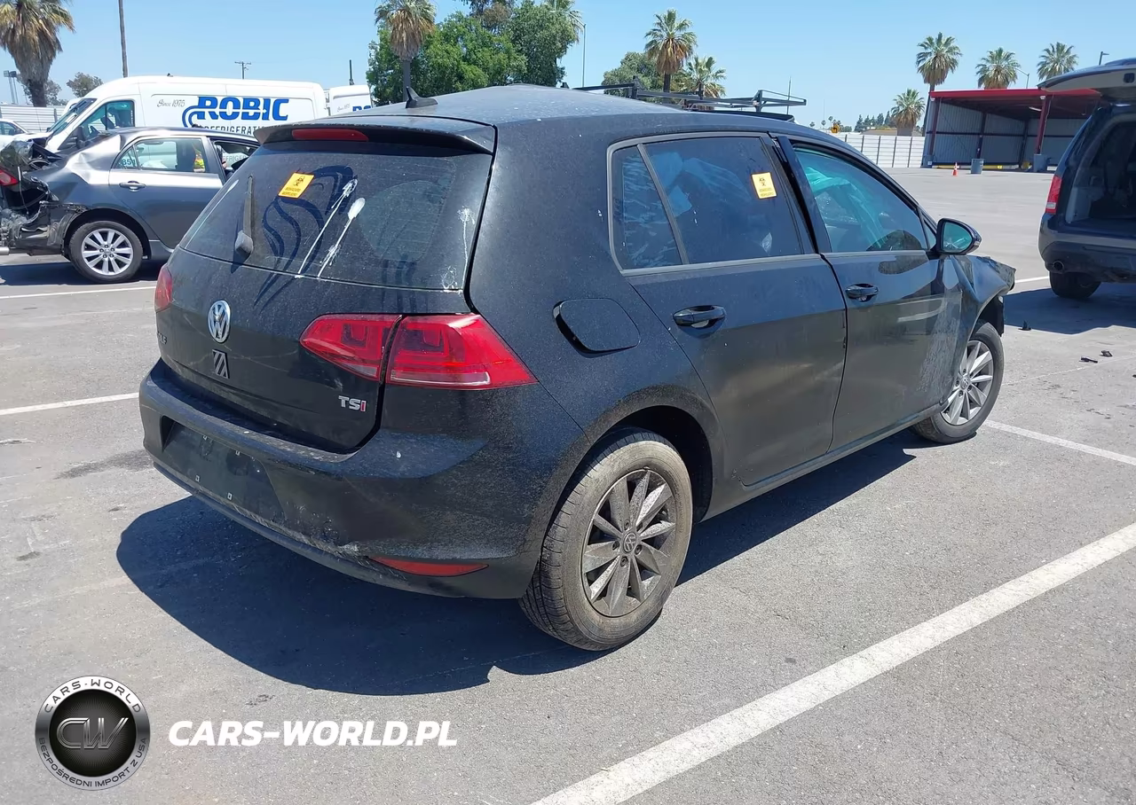 2016 Volkswagen Golf Tsi S 4-Door VIN:3VW217AU2GM016706 - 4