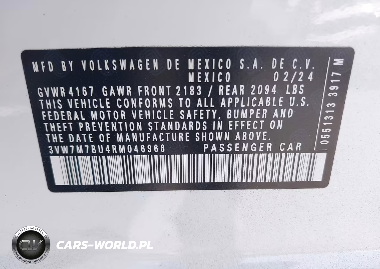 2024 Volkswagen Jetta 1.5T Se VIN:3VW7M7BU4RM046966 - 9