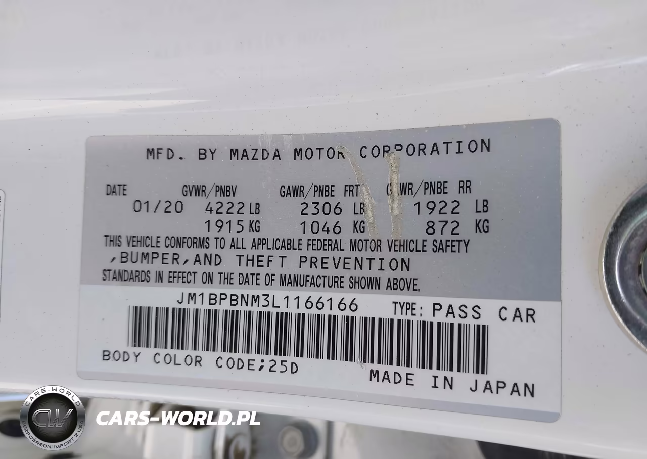 2020 Mazda Mazda3 Premium Package VIN:JM1BPBNM3L1166166 - 9