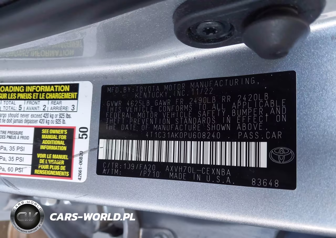 2023 Toyota Camry Le Hybrid VIN:4T1C31AK0PU608240 - 9