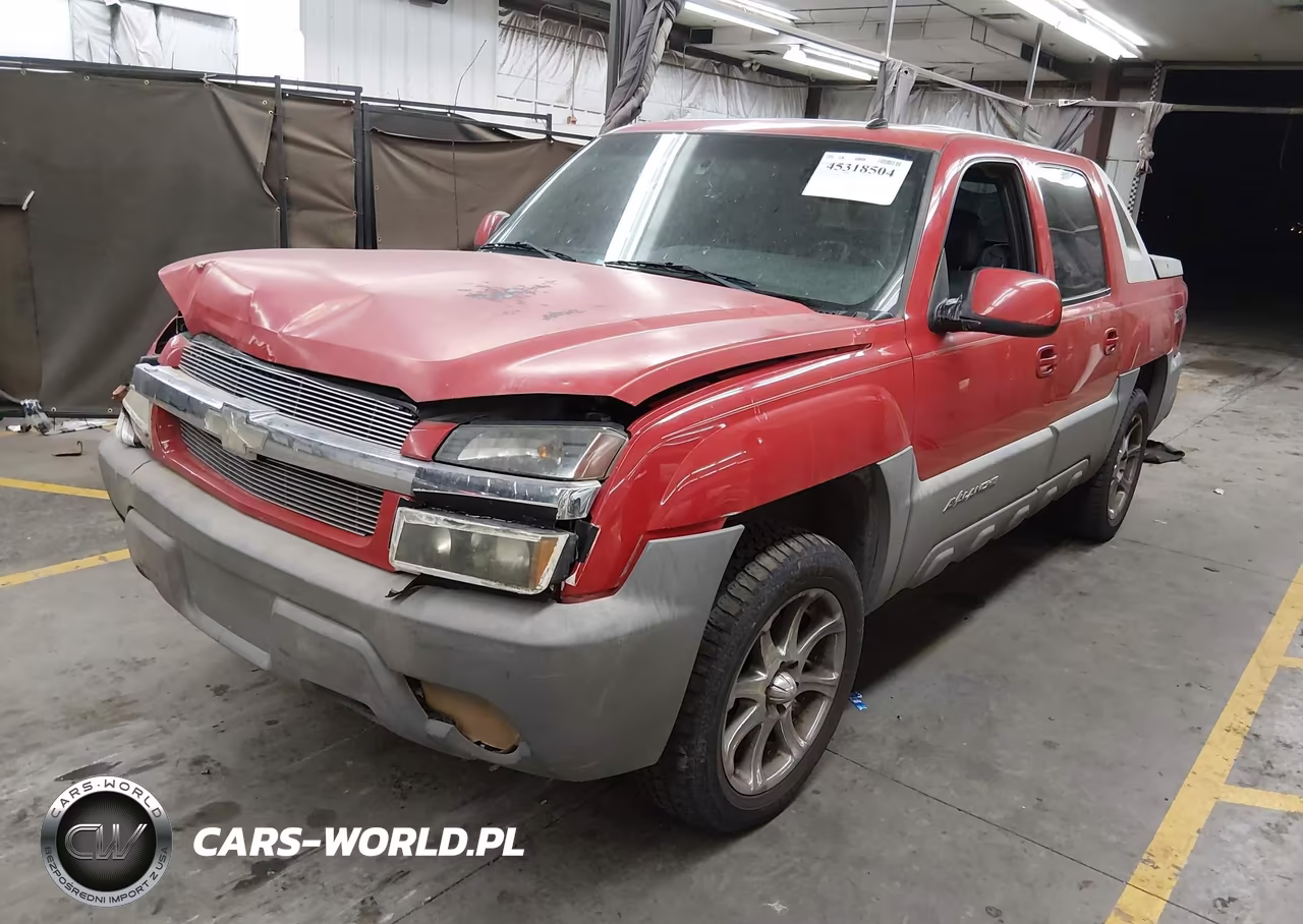 2002 Chevrolet Avalanche 1500 VIN:3GNEC13T22G332049 - 2