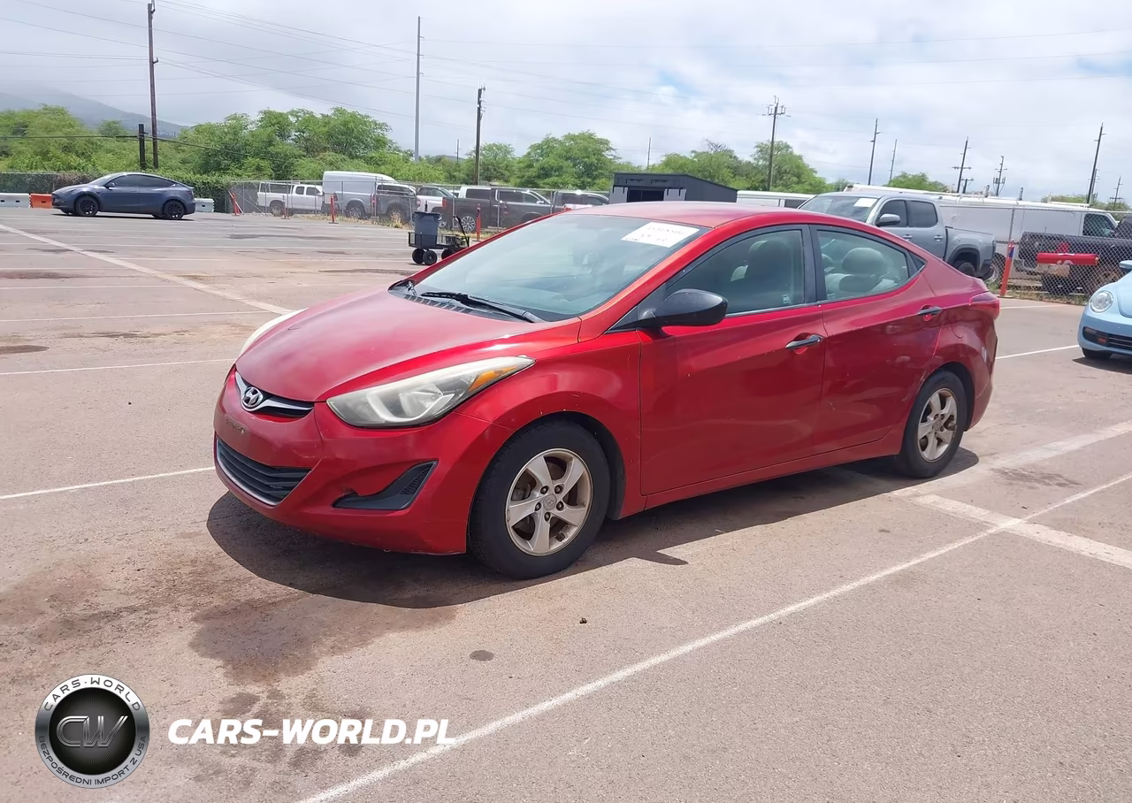 2014 Hyundai Elantra Se VIN:5NPDH4AE6EH545612 - 2