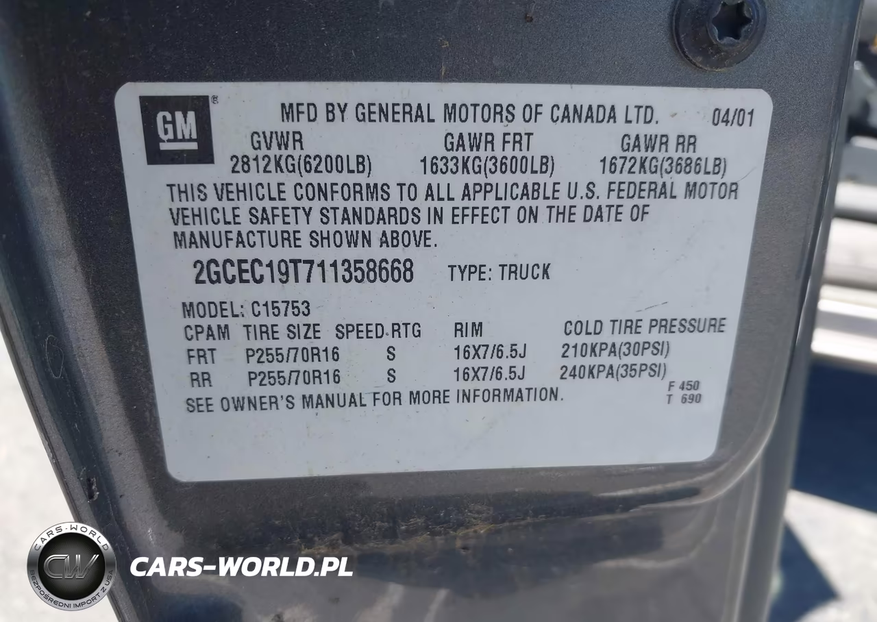 2001 Chevrolet Silverado 1500 Ls VIN:2GCEC19T711358668 - 9