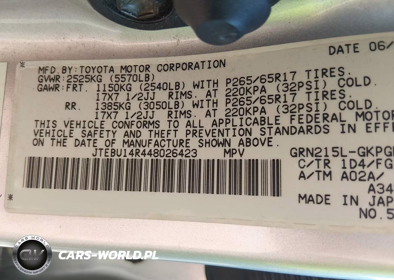 2004 Toyota 4Runner Sr5 V6 VIN:JTEBU14R448026423 - 9