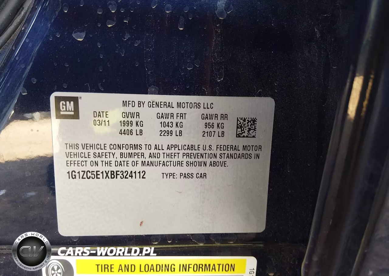 2011 Chevrolet Malibu 1Lt VIN:1G1ZC5E1XBF324112 - 9