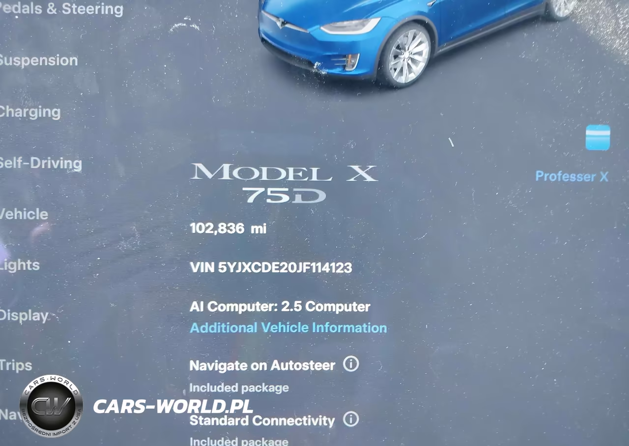 2018 Tesla Model X 100D-75D-P100D VIN:5YJXCDE20JF114123 - 7