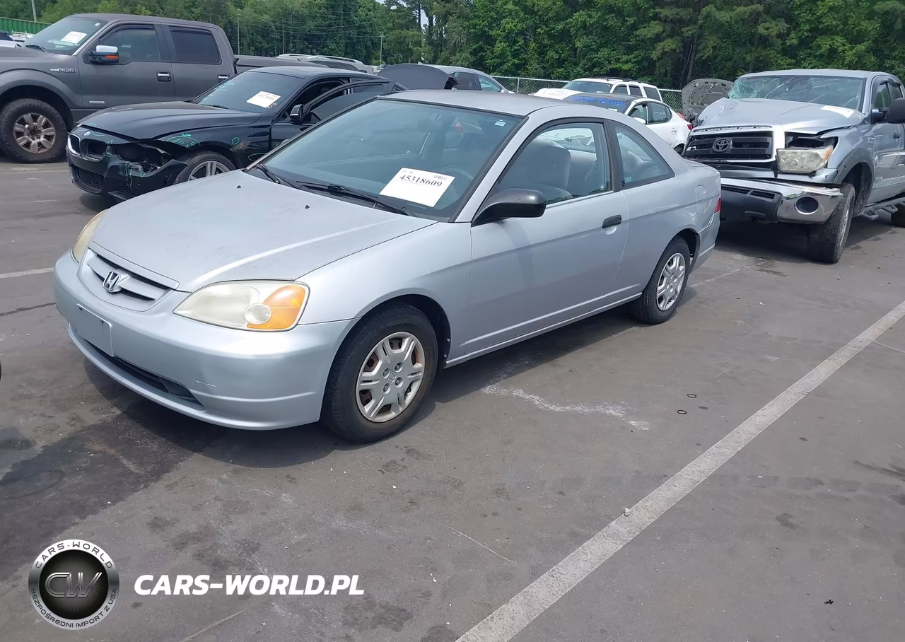 2001 Honda Civic Dx VIN:1HGEM212X1L084884 - 2