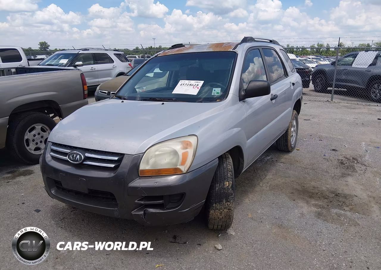 2008 Kia Sportage Lx VIN:KNDJF724187464056 - 2