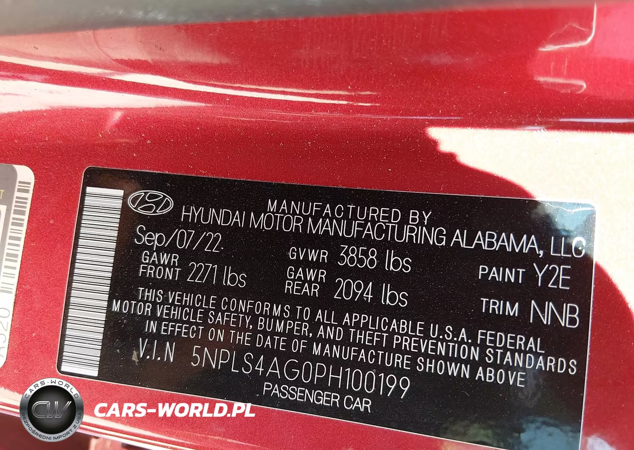 2023 Hyundai Elantra Sel VIN:5NPLS4AG0PH100199 - 9