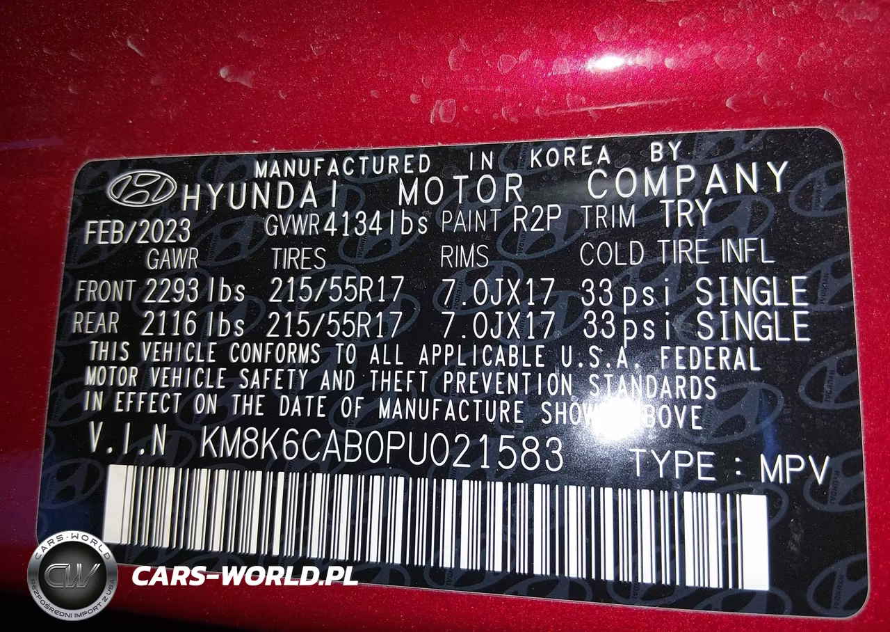 2023 Hyundai Kona Sel VIN:KM8K6CAB0PU021583 - 9