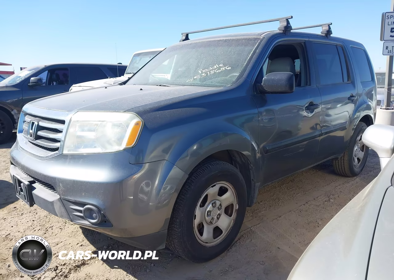 2012 Honda Pilot Lx VIN:5FNYF3H24CB003370 - 2