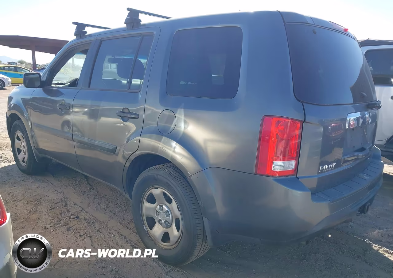 2012 Honda Pilot Lx VIN:5FNYF3H24CB003370 - 3