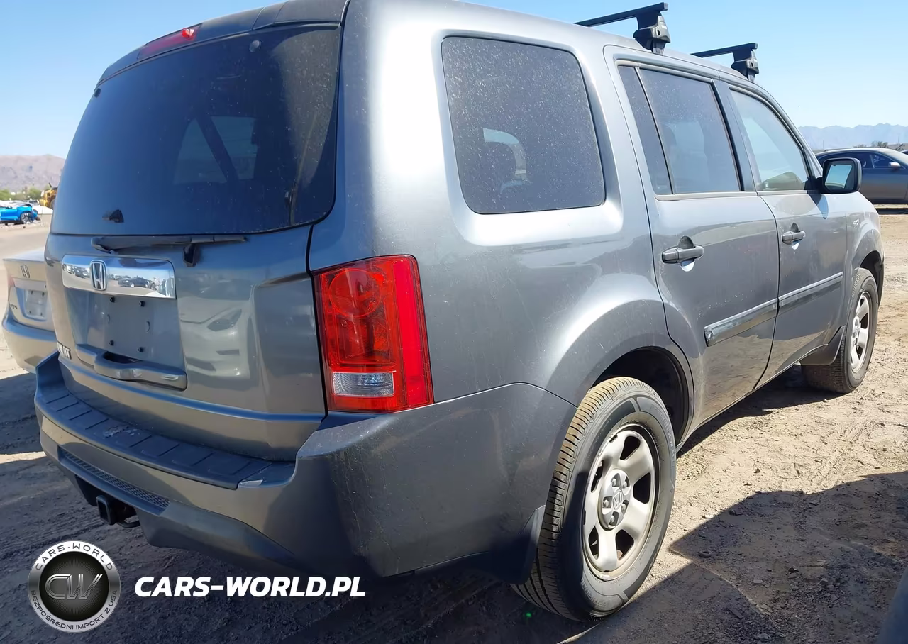2012 Honda Pilot Lx VIN:5FNYF3H24CB003370 - 4