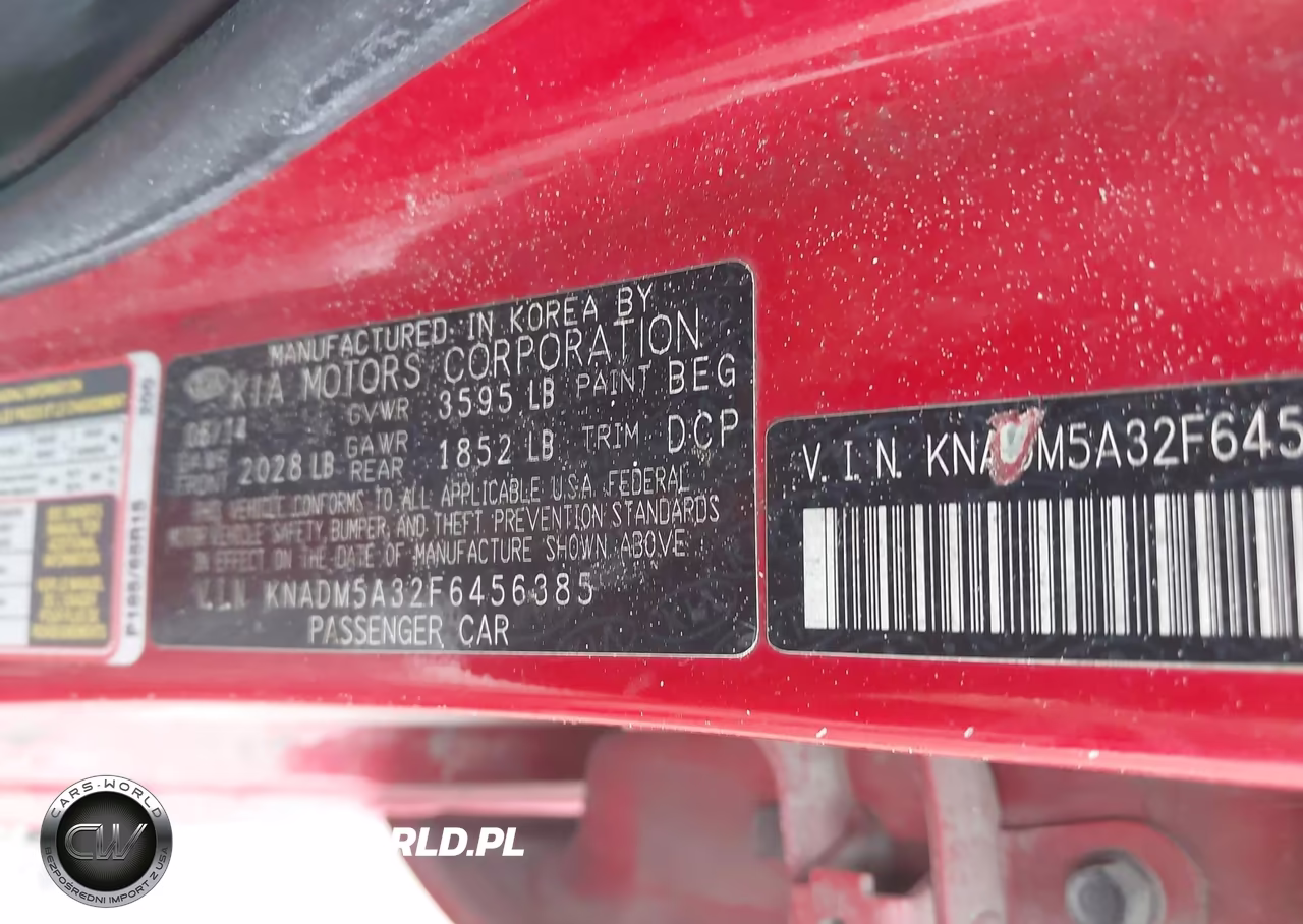 2015 Kia Rio Lx VIN:KNADM5A32F6456385 - 9