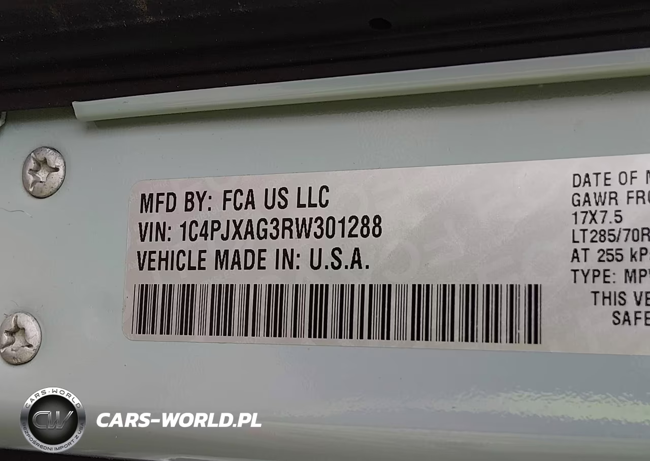 2024 Jeep Wrangler 2-Door Willys 4X4 VIN:1C4PJXAG3RW301288 - 9