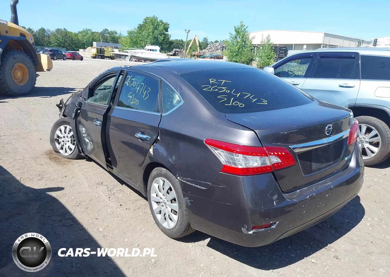 2014 Nissan Sentra Fe+ S-Fe+ Sv-S-Sl-Sr-Sv VIN:3N1AB7AP4EL665807 - 3