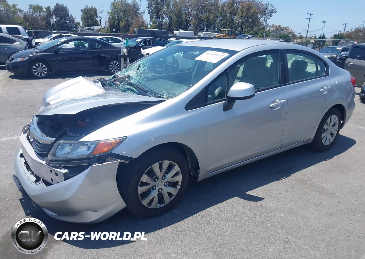 2012 Honda Civic Lx VIN:19XFB2F5XCE367857 - 2