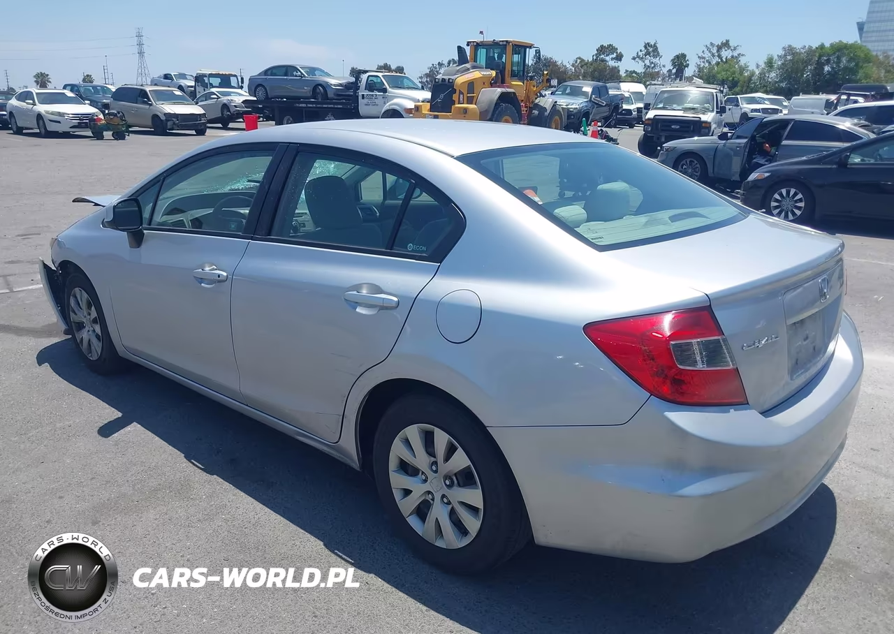 2012 Honda Civic Lx VIN:19XFB2F5XCE367857 - 3