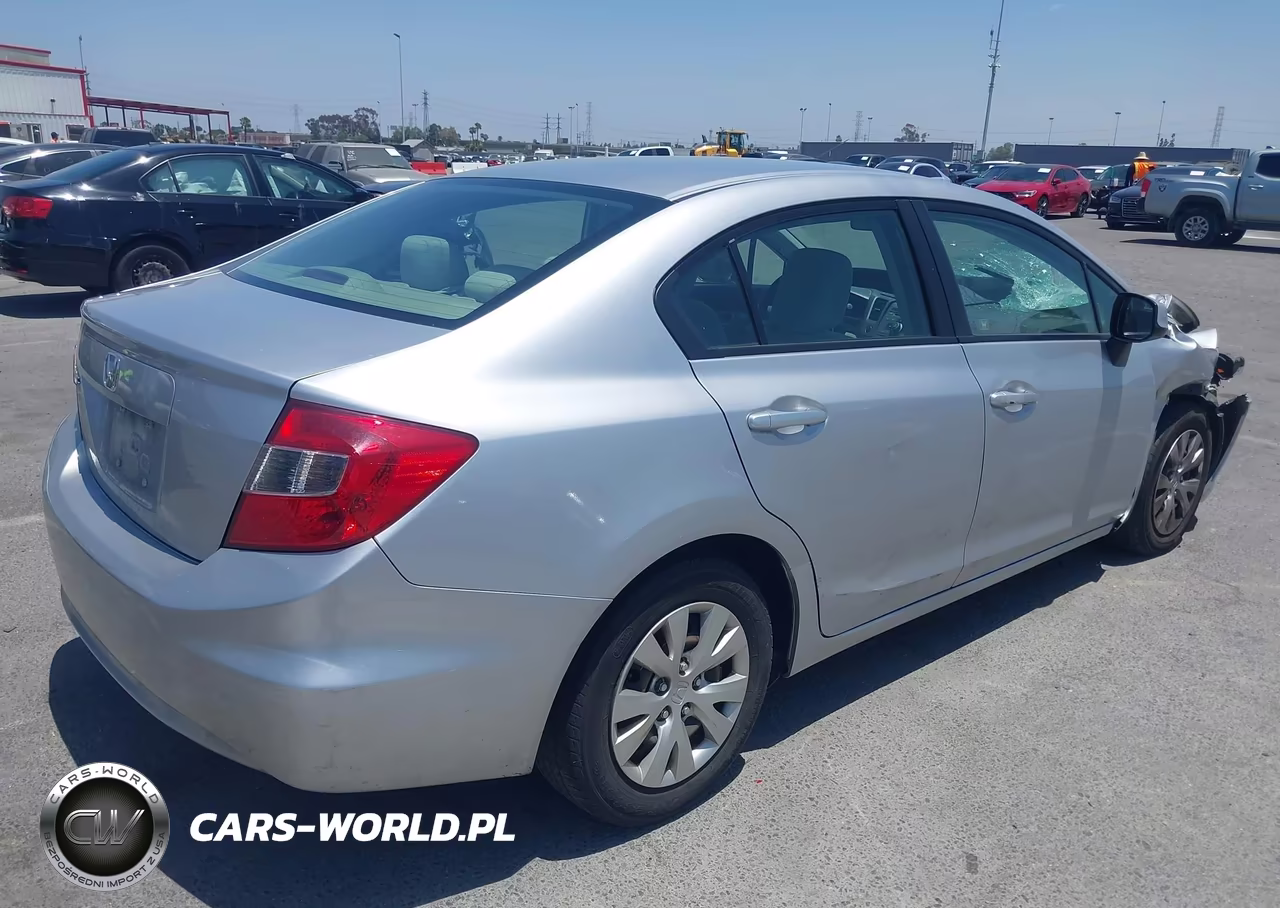 2012 Honda Civic Lx VIN:19XFB2F5XCE367857 - 4