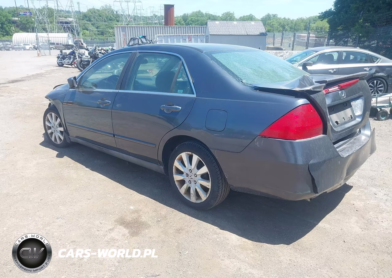 2007 Honda Accord 3.0 Lx VIN:1HGCM663X7A043496 - 3