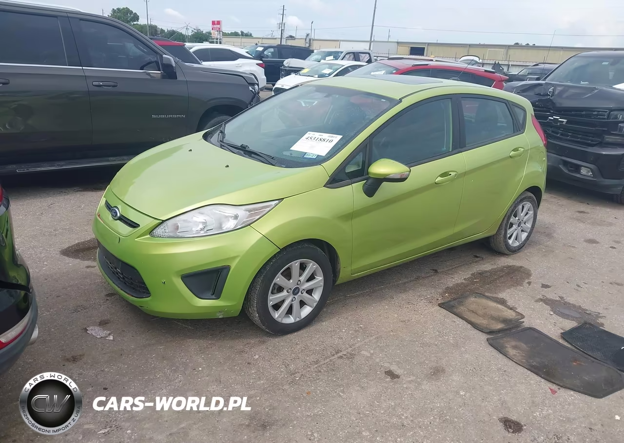 2013 Ford Fiesta Se VIN:3FADP4EJ3DM153311 - 2