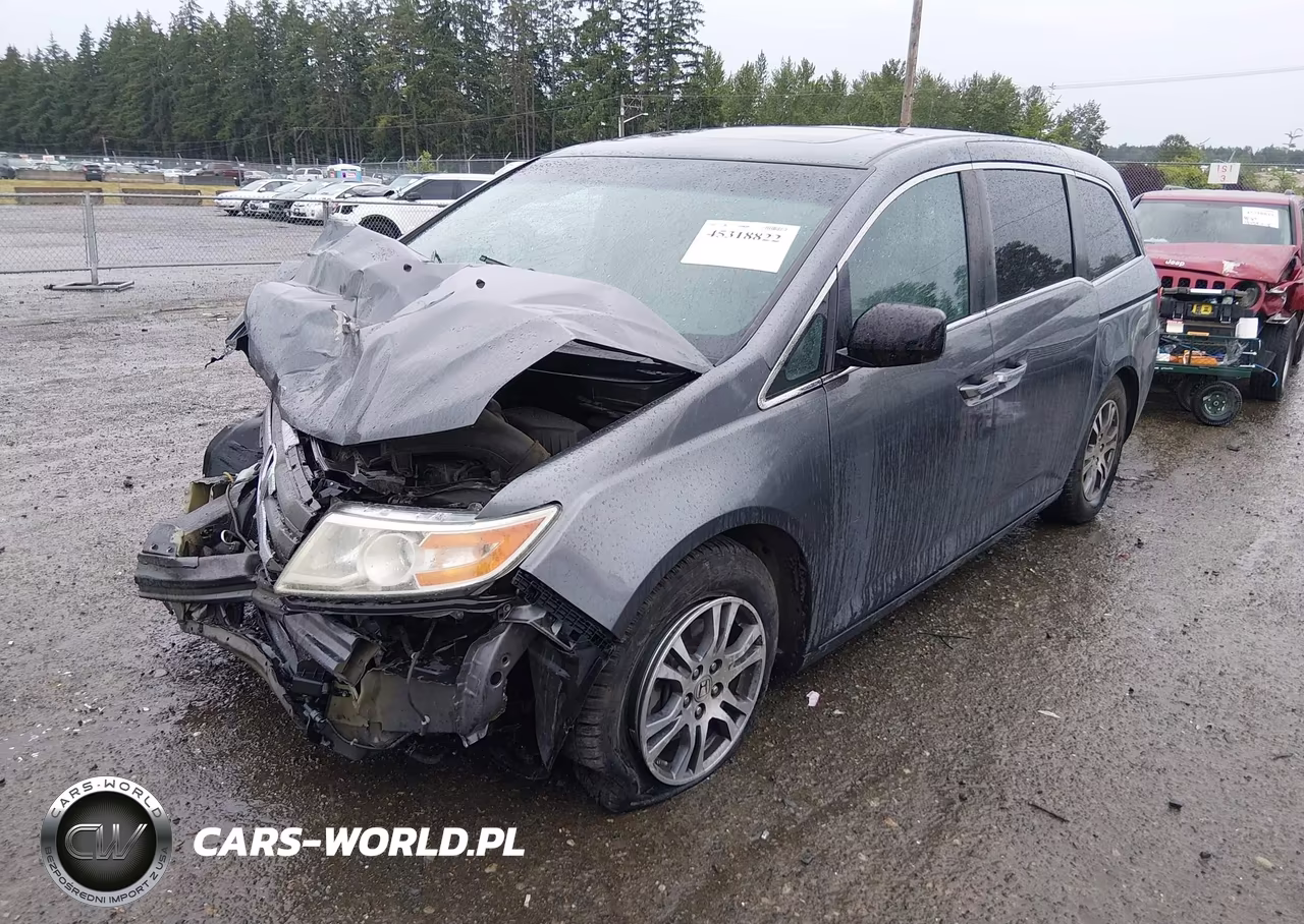 2012 Honda Odyssey Ex-L VIN:5FNRL5H65CB096802 - 2