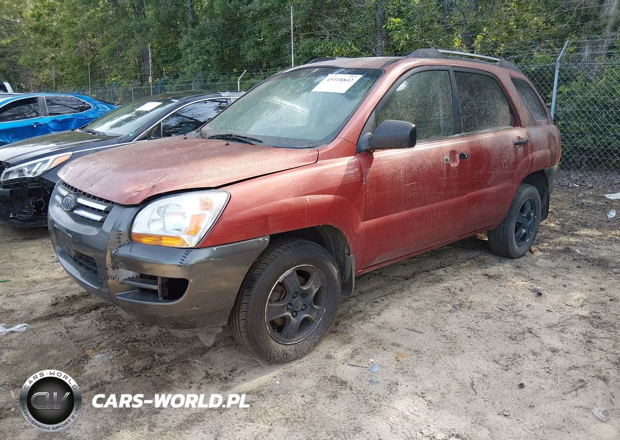 2007 Kia Sportage Lx VIN:KNDJF724477390355 - 2