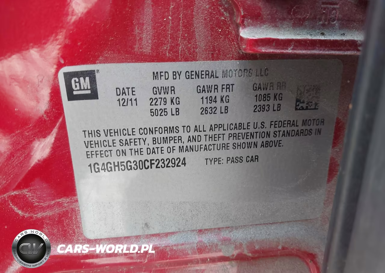 2012 Buick Lacrosse Premium 3 Group VIN:1G4GH5G30CF232924 - 9