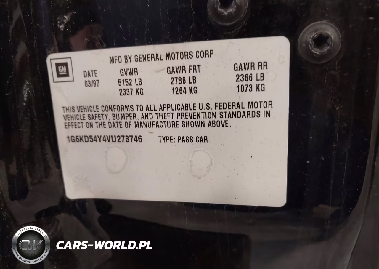 1997 Cadillac Deville Standard VIN:1G6KD54Y4VU273746 - 9