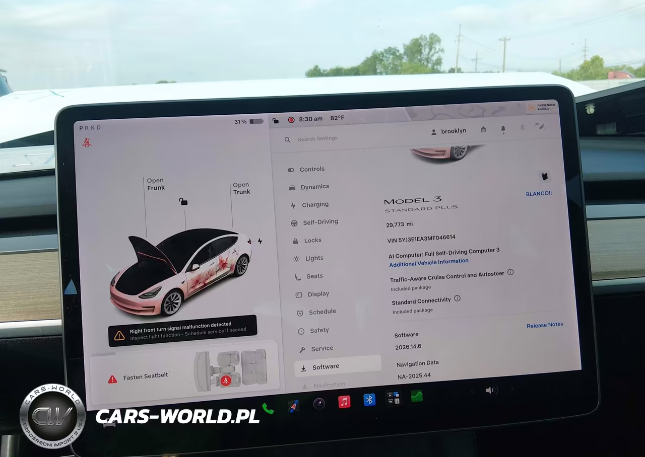 2021 Tesla Model 3 Standard Range Plus Rear-Wheel Drive VIN:5YJ3E1EA3MF046614 - 19