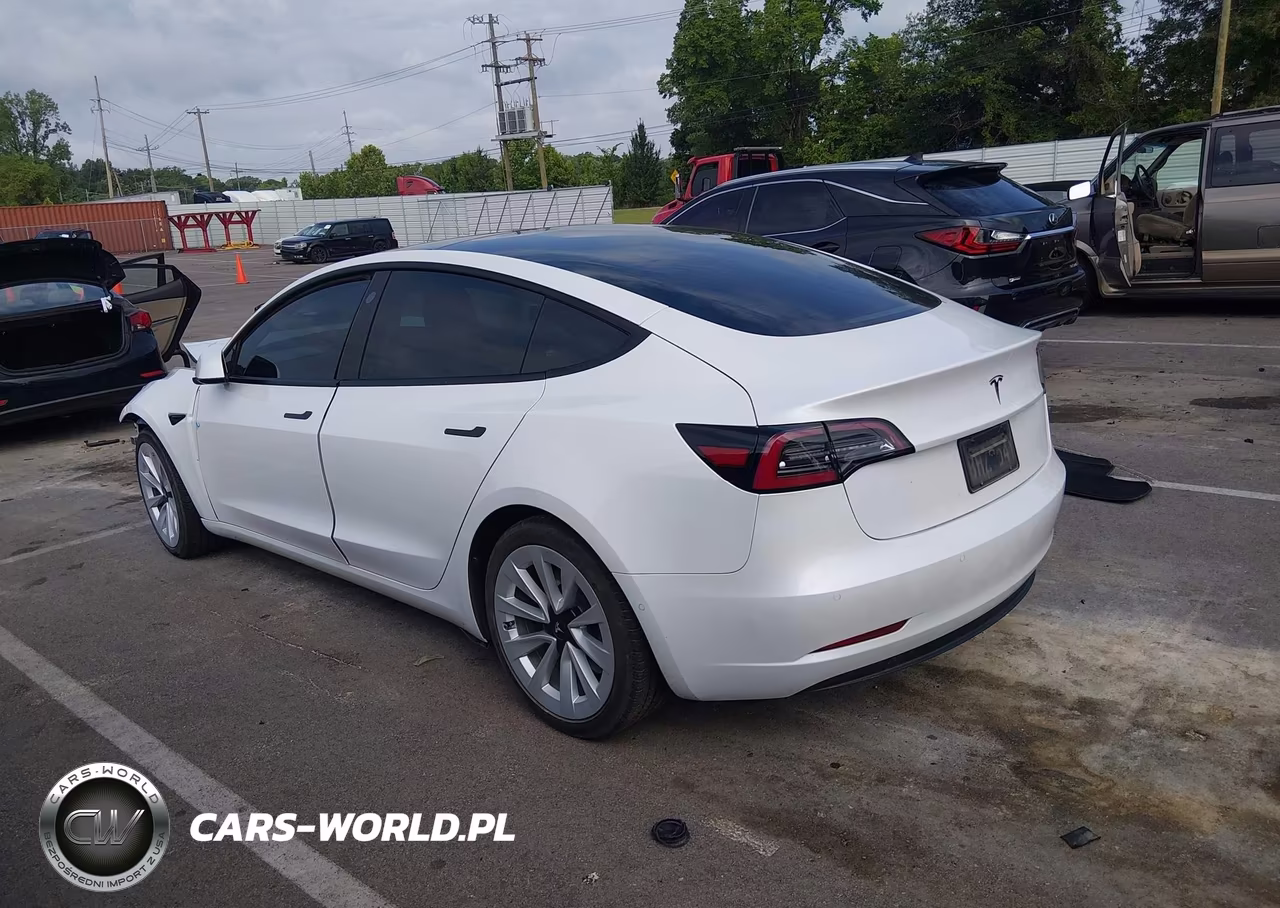 2021 Tesla Model 3 Standard Range Plus Rear-Wheel Drive VIN:5YJ3E1EA3MF046614 - 3