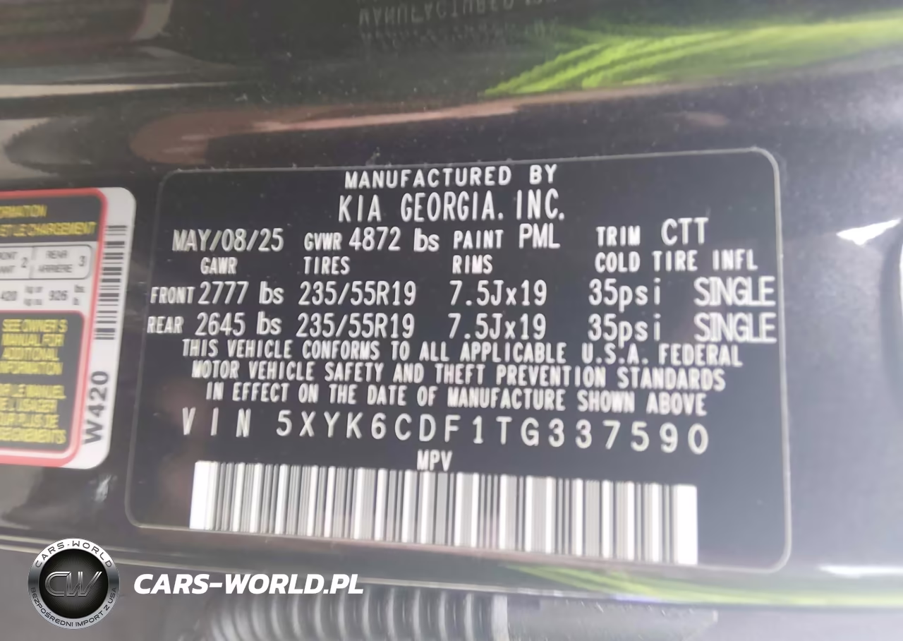 2026 Kia Sportage X-Line VIN:5XYK6CDF1TG337590 - 9